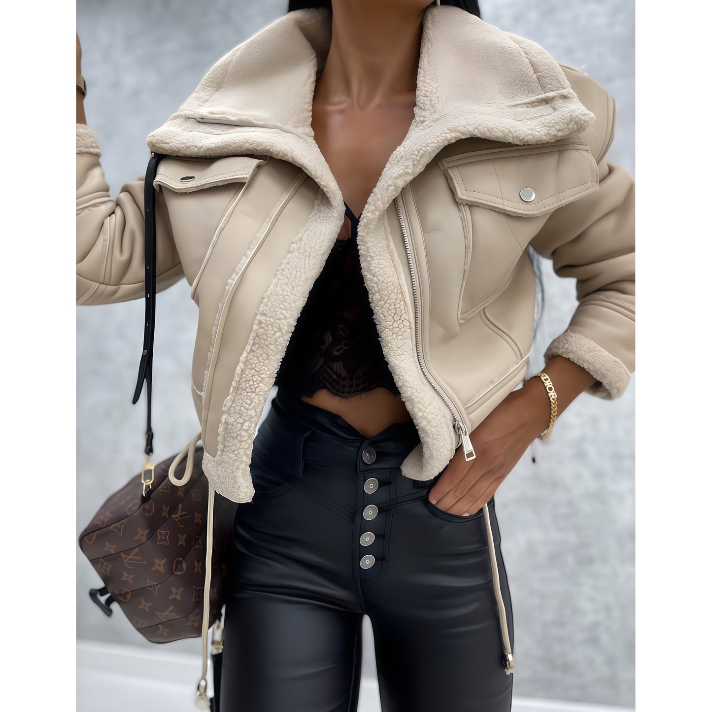 Modern Short Winter Jacket for Women