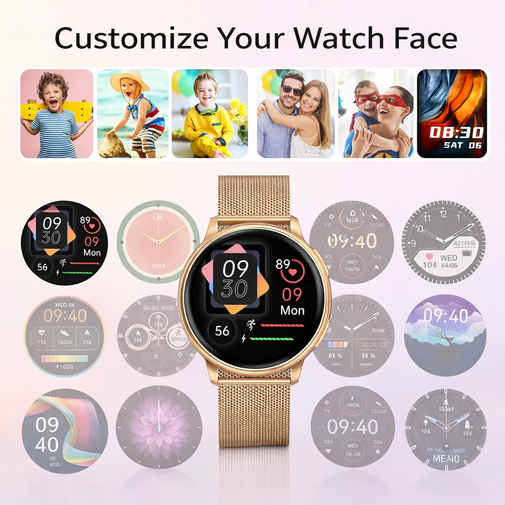 Elegante Smartwatch Uomo | Orologio Smart con Monitoraggio Salute e Notifiche | Design Chic per Ogni Occasione 6