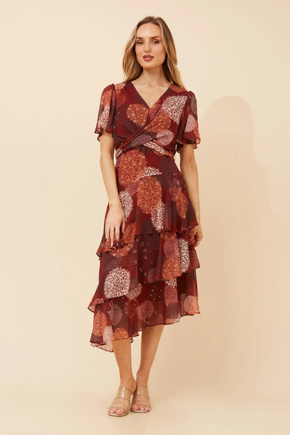 Emma | Elegante Abito Midi Floreale Per Eventi Estivi 3