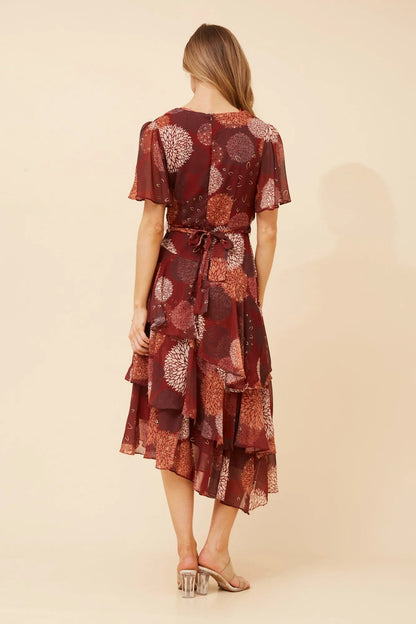 Emma | Elegante Abito Midi Floreale Per Eventi Estivi 7