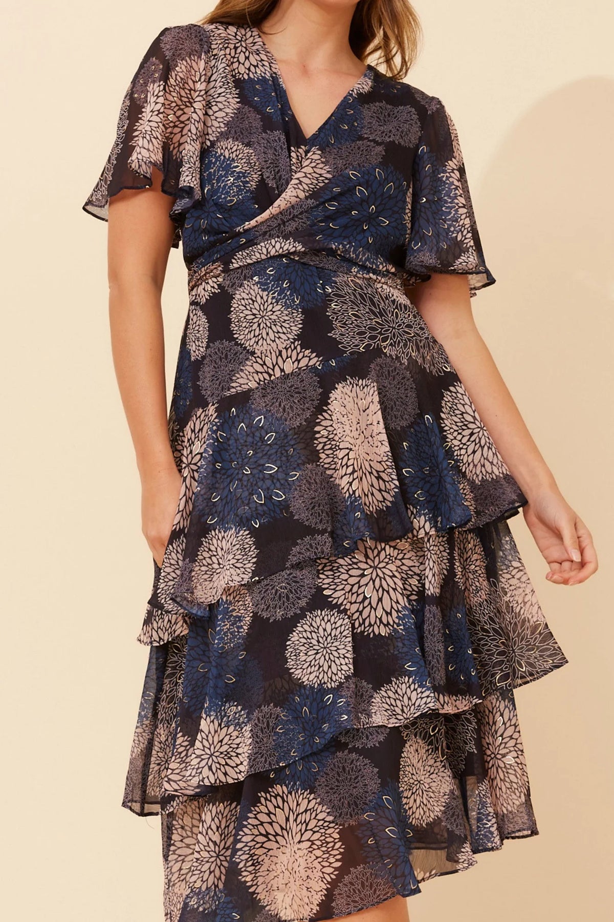 Emma | Elegante Abito Midi Floreale Per Eventi Estivi 8
