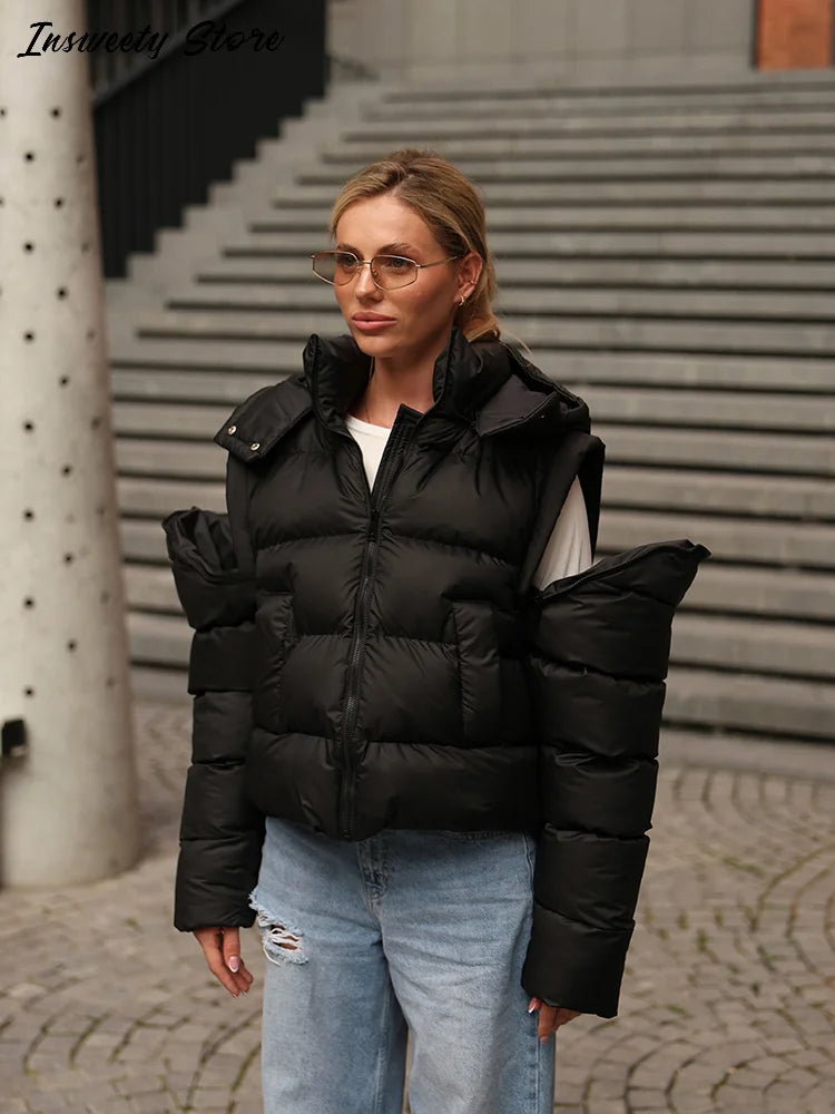 Emma | Elegante Cappotto Invernale 2 in 1 con Cappuccio 0