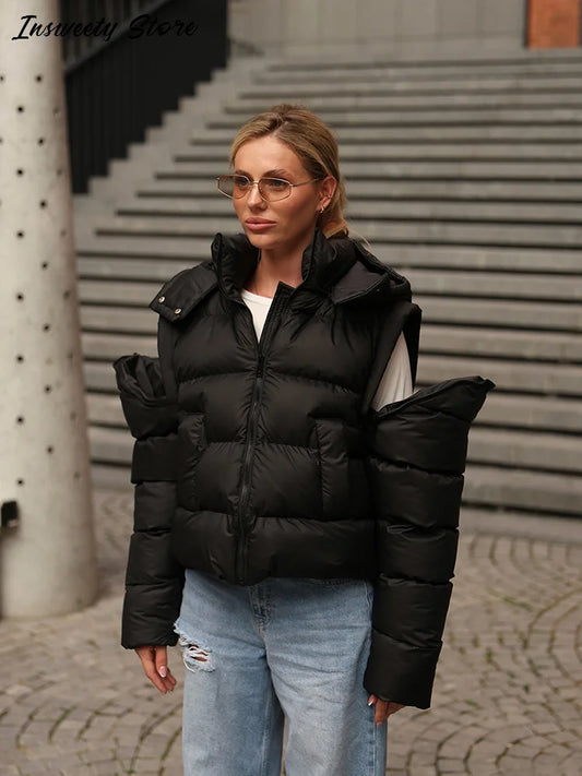 Emma | Elegante Cappotto Invernale 2 in 1 con Cappuccio 0