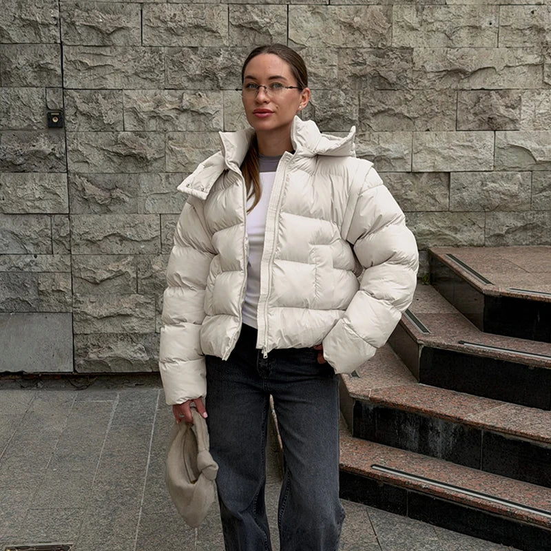 Emma | Elegante Cappotto Invernale 2 in 1 con Cappuccio 6