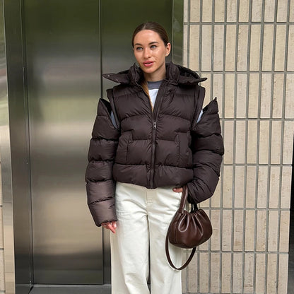Emma | Elegante Cappotto Invernale 2 in 1 con Cappuccio 7