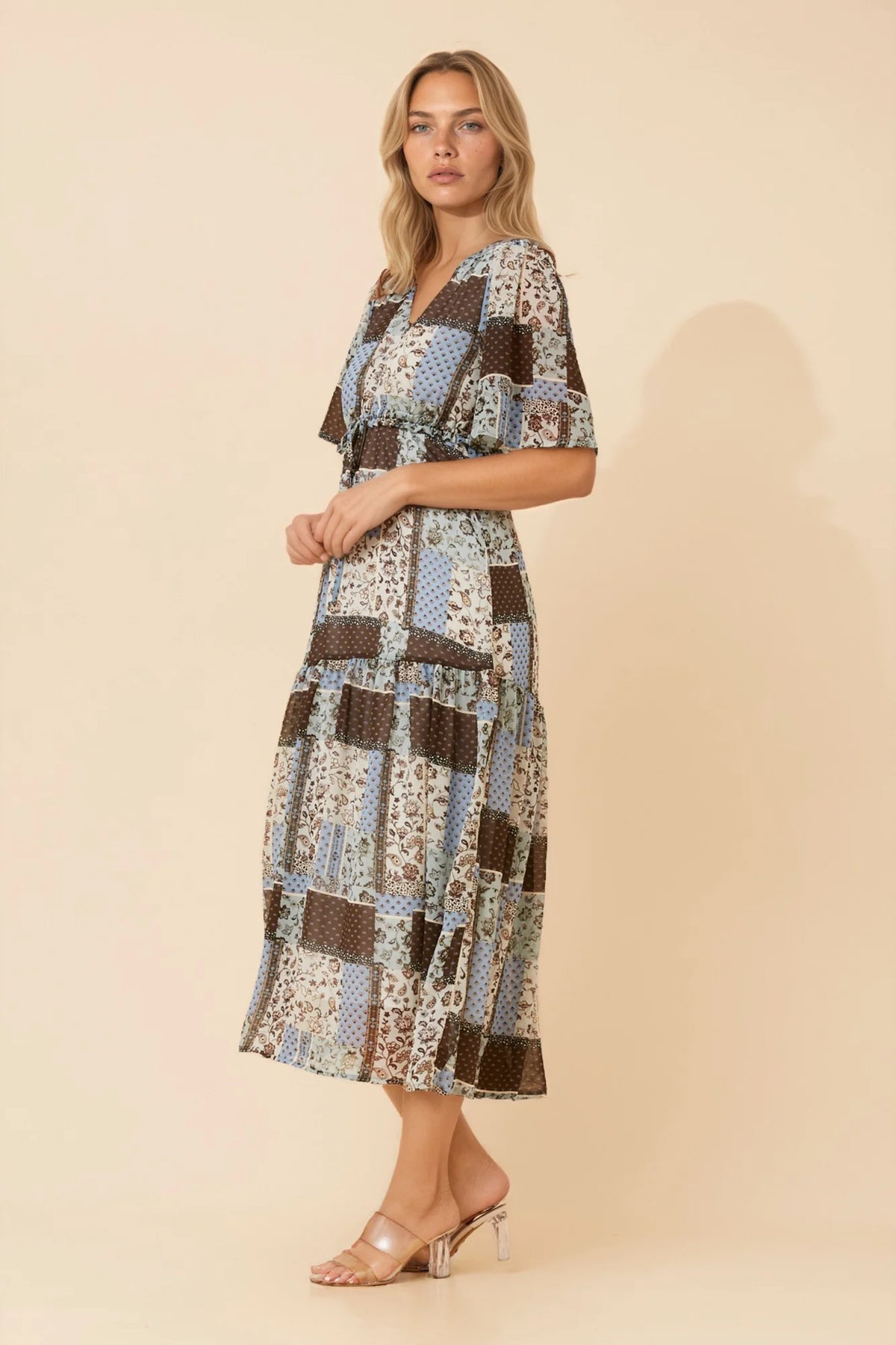Emma | Elegante Maxi Dress a Stampa Patchwork 5