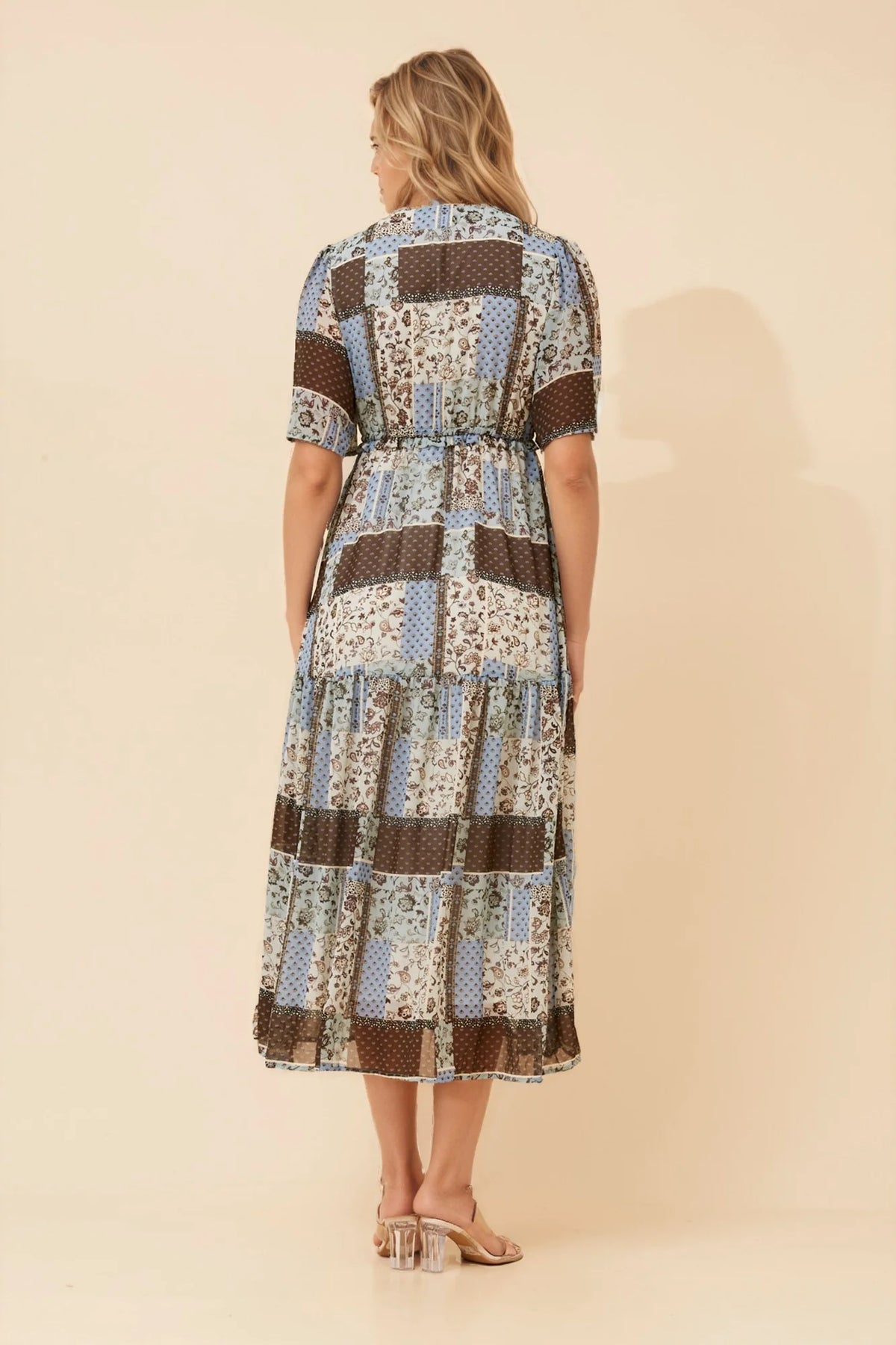 Emma | Elegante Maxi Dress a Stampa Patchwork 6