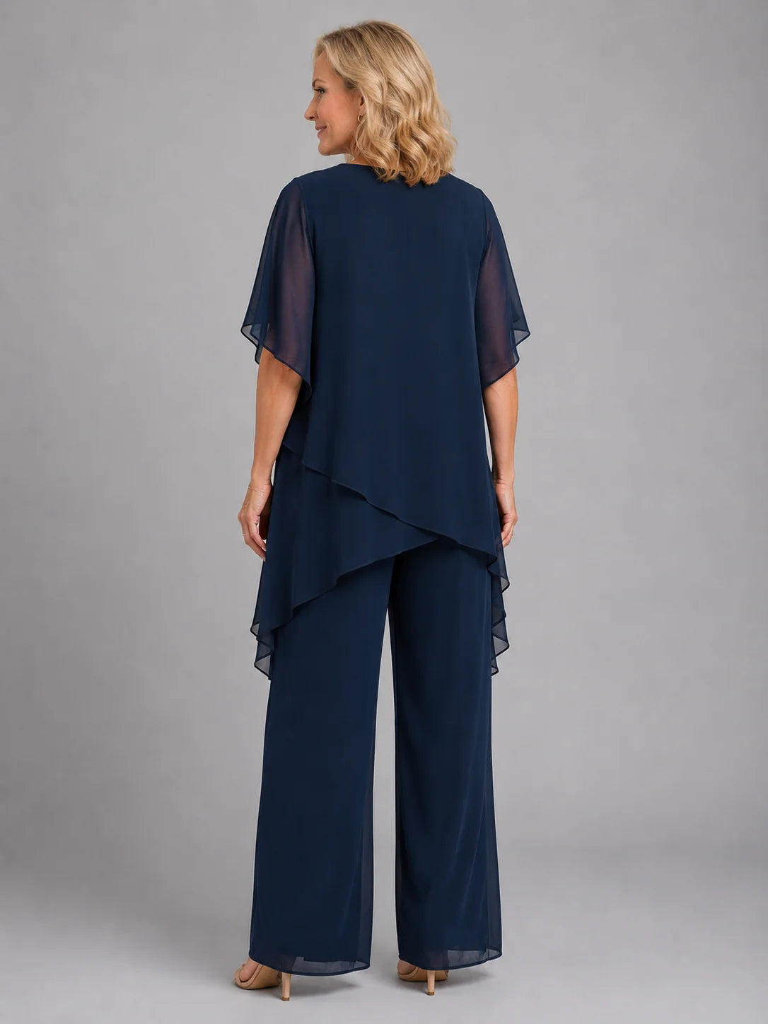 Emma | Elegante Set Due Pezzi in Chiffon Leggero 1