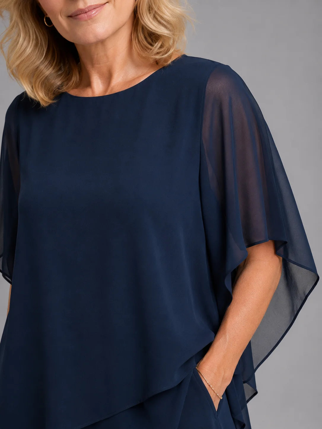 Emma | Elegante Set Due Pezzi in Chiffon Leggero 3