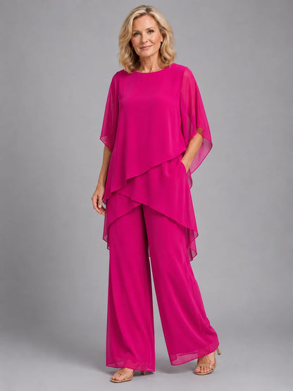 Emma | Elegante Set Due Pezzi in Chiffon Leggero 4