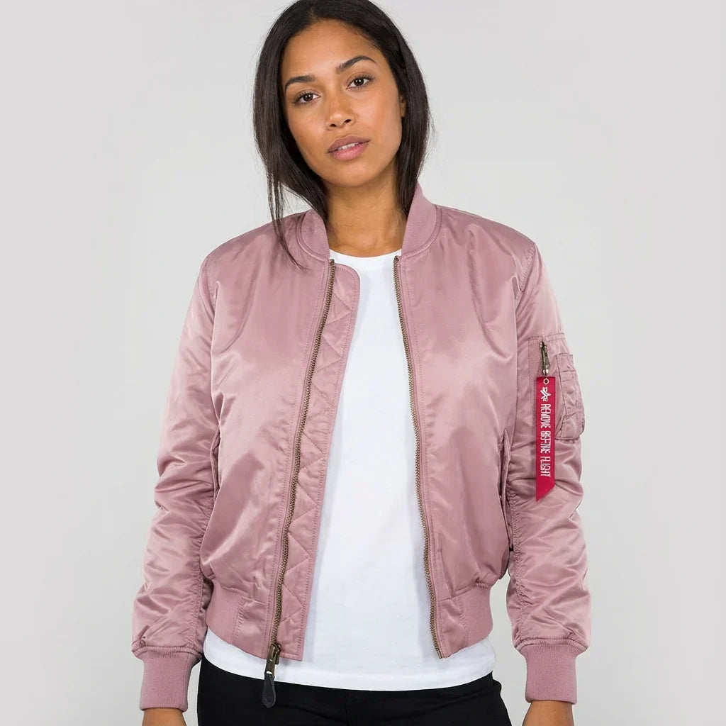 Emma | Moderno Giacca Bomber in Nylon Autunnale 11