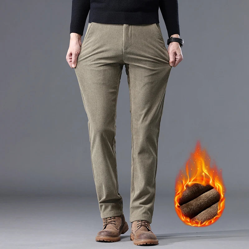 Ethan | Caldi Pantaloni Casual in Velluto per l'Inverno 2