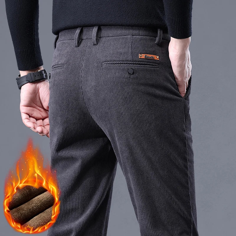 Ethan | Caldi Pantaloni Casual in Velluto per l'Inverno 7