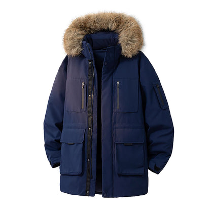 Ethan | Caldo Parka Invernale Uomo con Cappuccio Removibile 2