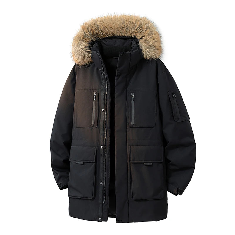 Ethan | Caldo Parka Invernale Uomo con Cappuccio Removibile 3