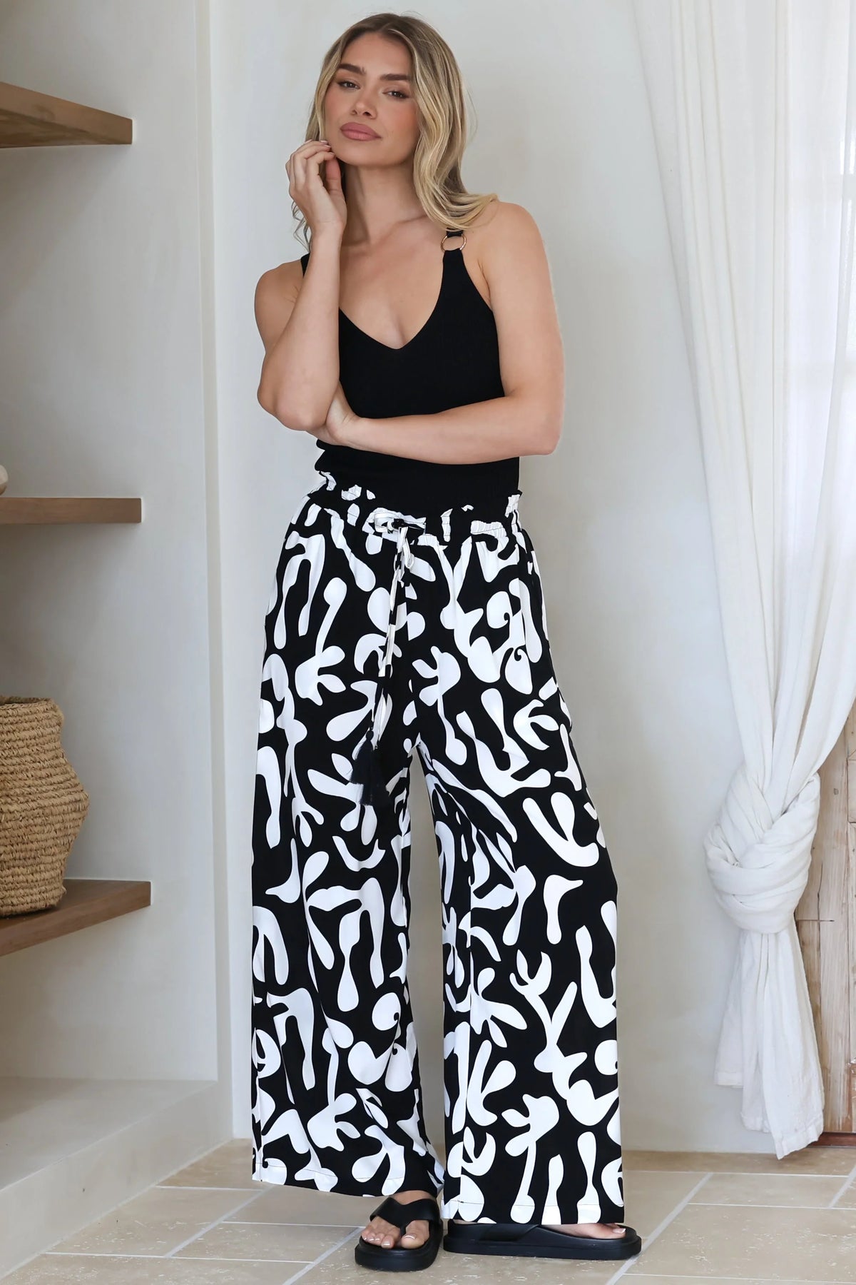Ethan | Casual Pantaloni A Vita Alta Con Tasche Eleganti 2