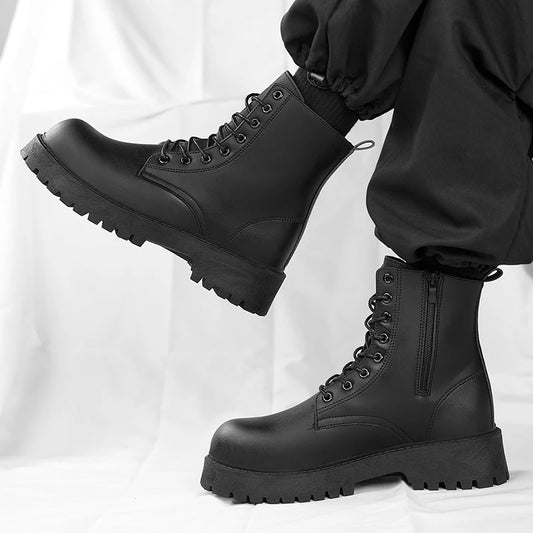 Ethan | Casual Unisex Stivali in Pelle Antiscivolo 0