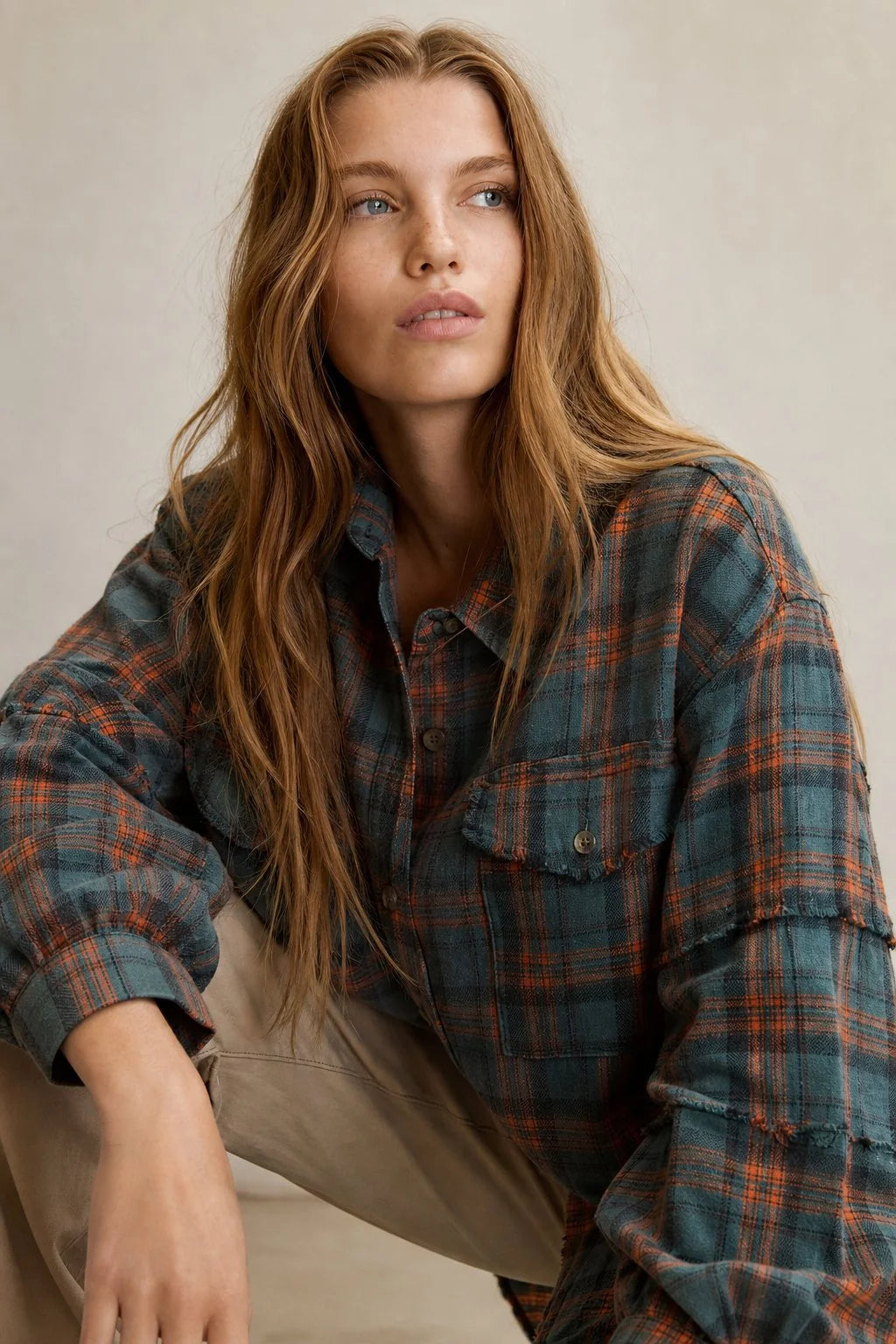 Ethan | Comoda Camicia Di Flanella A Quadri Autunnale Uomo 1
