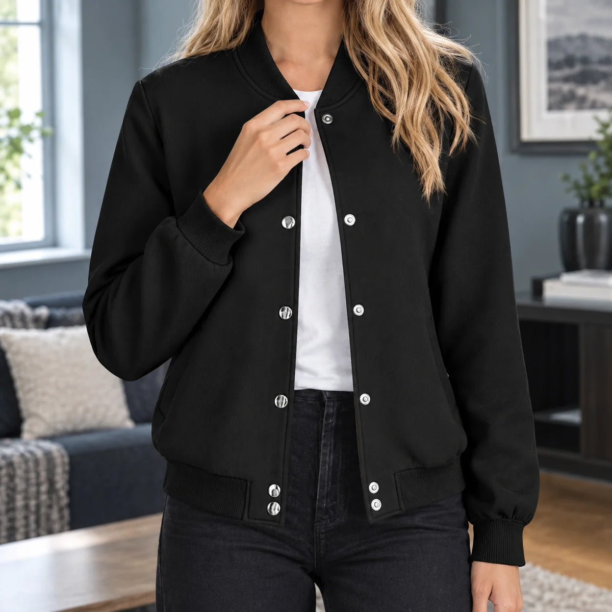 Ethan | Comoda Giacca Bomber Uomo in Cotone Stylish 0