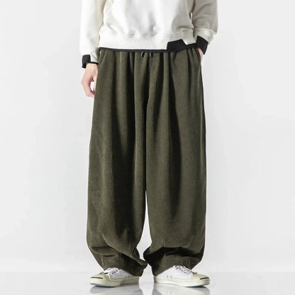 Ethan | Comodi Pantaloni Tuta In Velluto A Coste Uomo 5