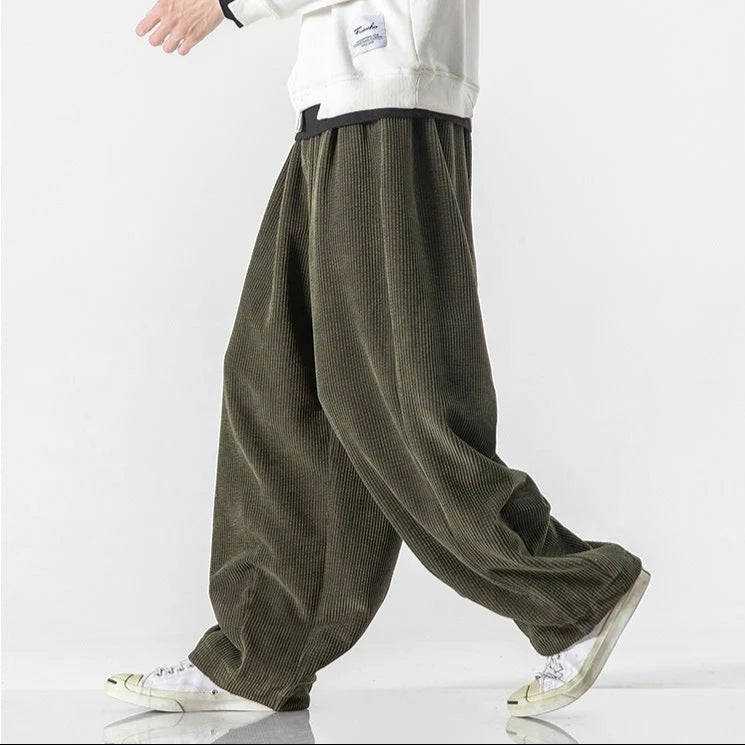 Ethan | Comodi Pantaloni Tuta In Velluto A Coste Uomo 6