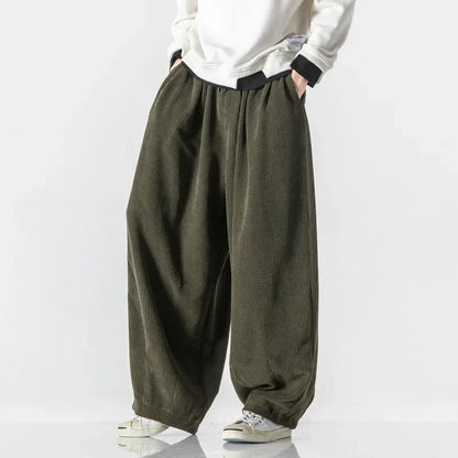 Ethan | Comodi Pantaloni Tuta In Velluto A Coste Uomo 7