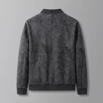 Ethan | Elegante Bomber In Pelle Scamosciata Vegana Uomo 6