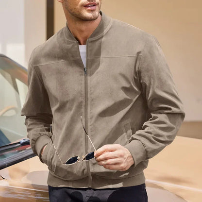 Ethan | Elegante Bomber Pelle Uomo Slim Fit Invernale 0