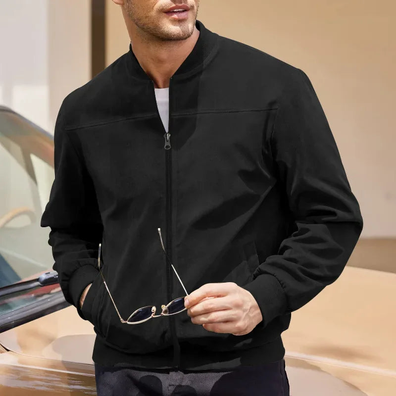 Ethan | Elegante Bomber Pelle Uomo Slim Fit Invernale 3