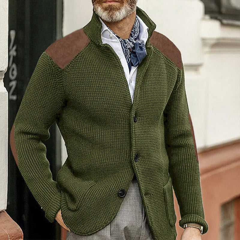 Ethan | Elegante Cardigan Uomo in Maglia per Autunno e Inverno 0