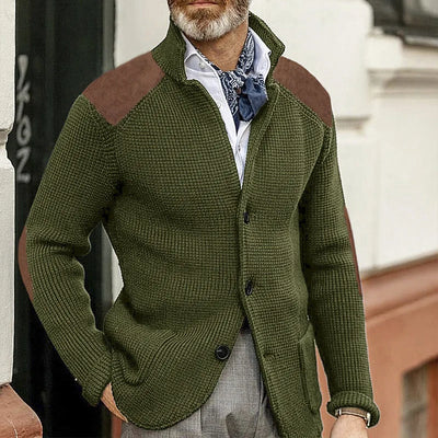 Ethan | Elegante Cardigan Uomo in Maglia per Autunno e Inverno