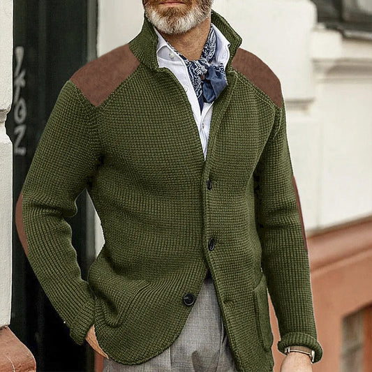 Ethan | Elegante Cardigan Uomo in Maglia per Autunno e Inverno 0