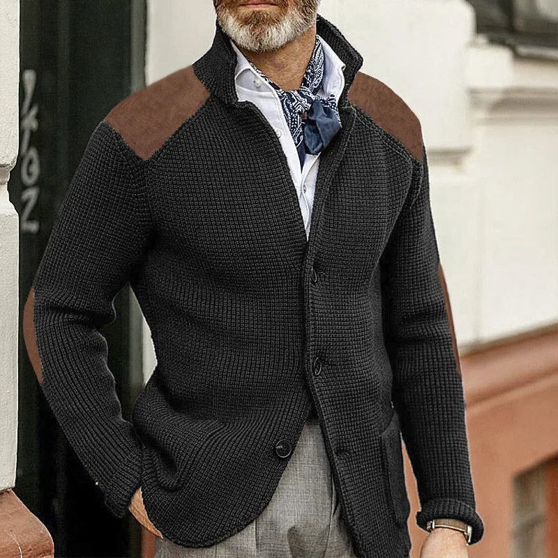 Ethan | Elegante Cardigan Uomo in Maglia per Autunno e Inverno 1