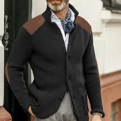 Ethan | Elegante Cardigan Uomo in Maglia per Autunno e Inverno 1