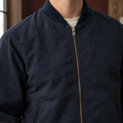 Ethan | Elegante Giacca Bomber Uomo in Cotone Con Zip 1