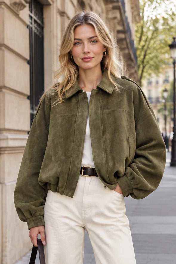 Ethan | Elegante Giacca Bomber Uomo in Pelle per Look Casual e Urbano 0