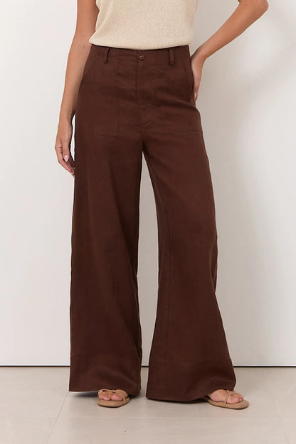 Ethan | Eleganti Pantaloni Lino a Gamba Larga Uomo 3