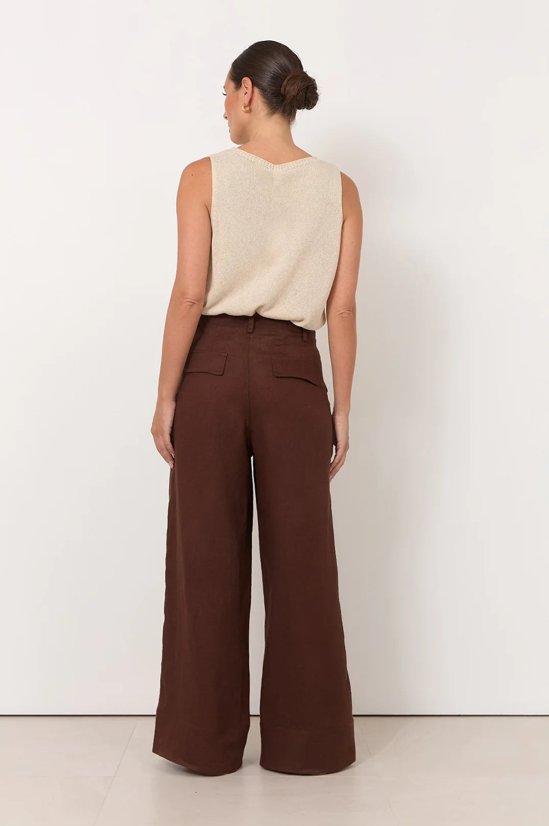 Ethan | Eleganti Pantaloni Lino a Gamba Larga Uomo 5