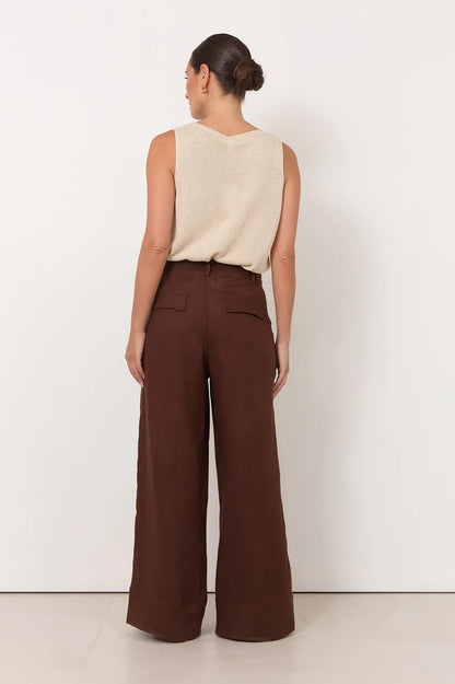 Ethan | Eleganti Pantaloni Lino a Gamba Larga Uomo 5