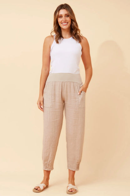 Ethan | Eleganti Pantaloni in Lino Leggeri per Donna 11