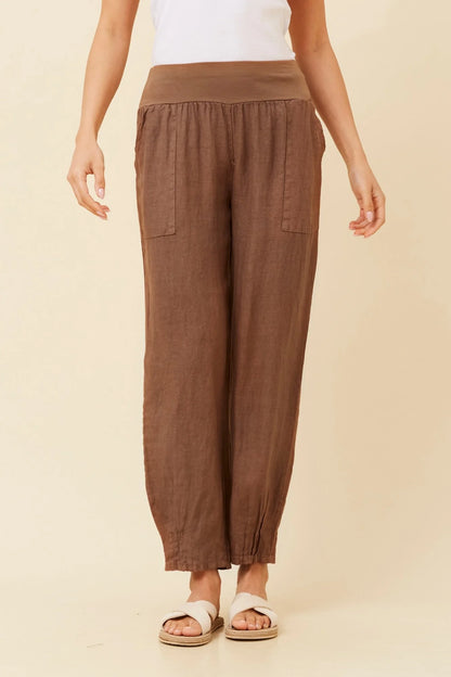 Ethan | Eleganti Pantaloni in Lino Leggeri per Donna 14
