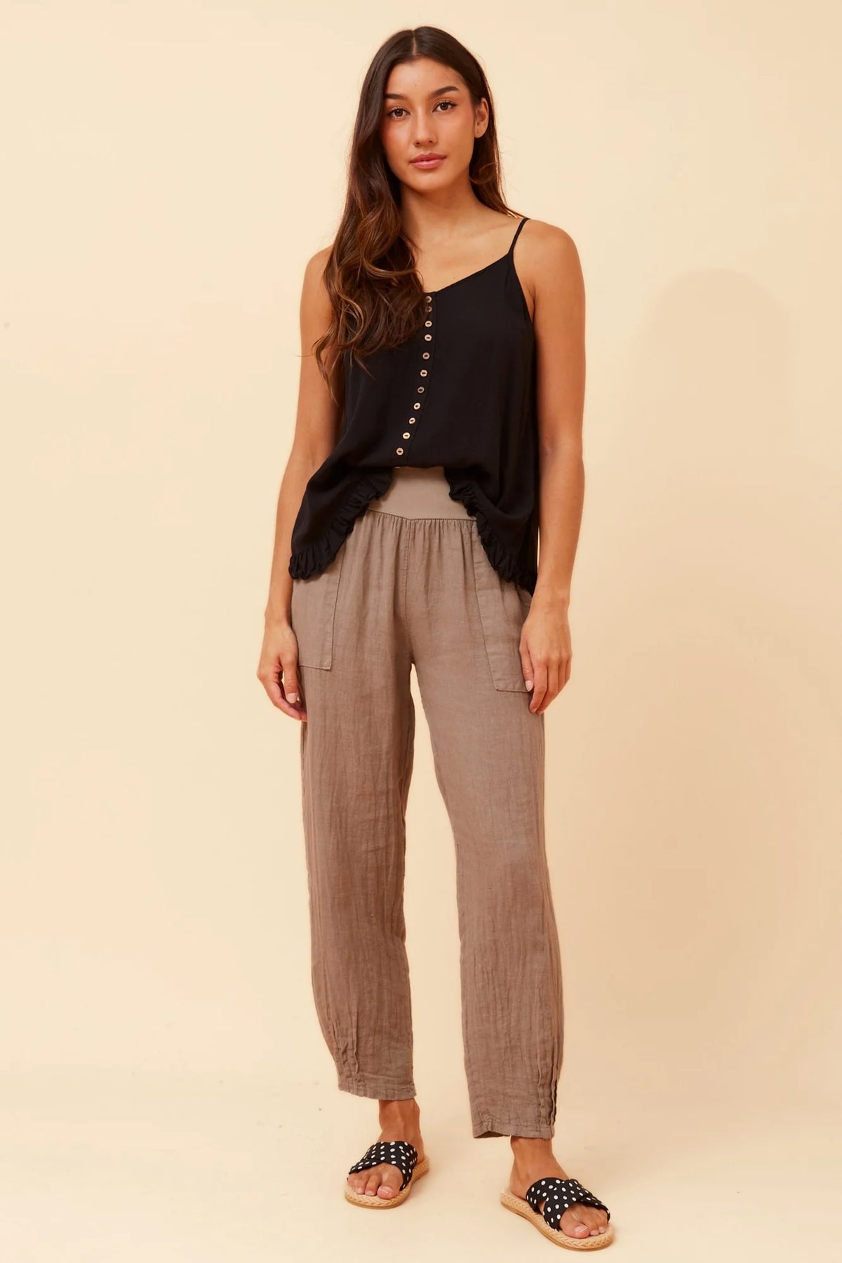 Ethan | Eleganti Pantaloni in Lino Leggeri per Donna 15