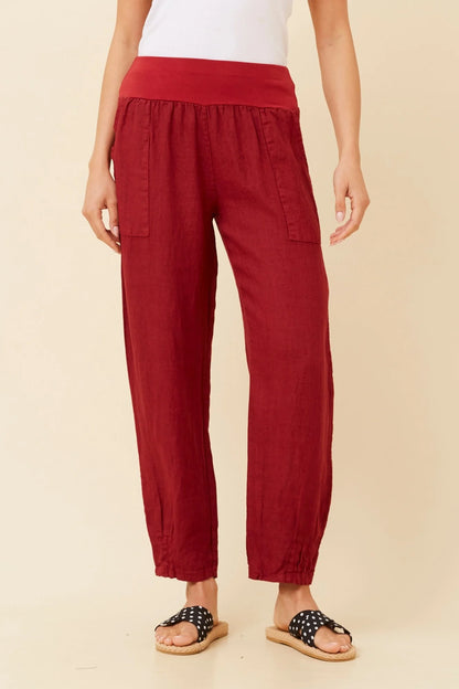 Ethan | Eleganti Pantaloni in Lino Leggeri per Donna 20