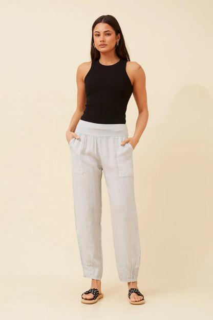 Ethan | Eleganti Pantaloni in Lino Leggeri per Donna 6
