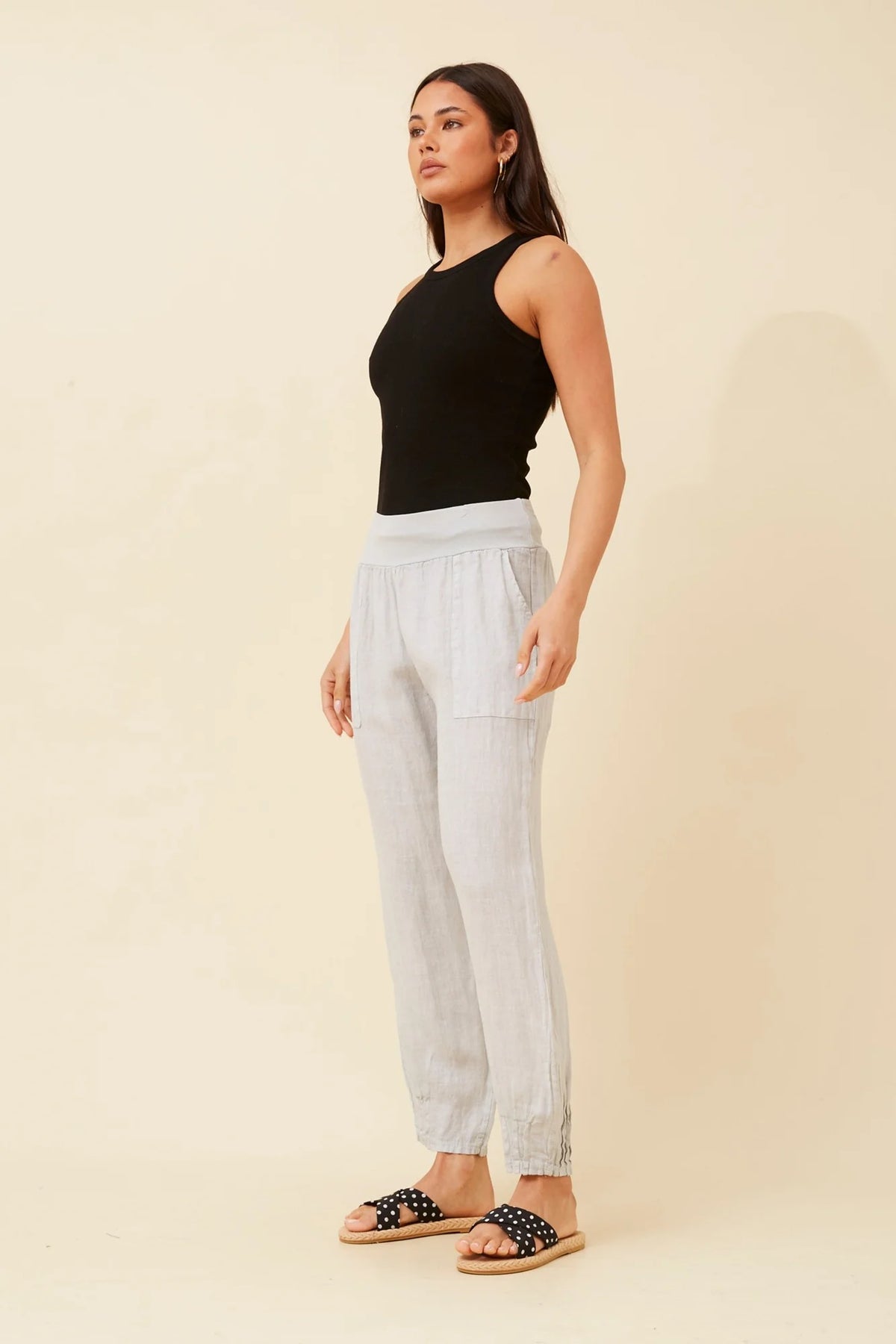 Ethan | Eleganti Pantaloni in Lino Leggeri per Donna 7