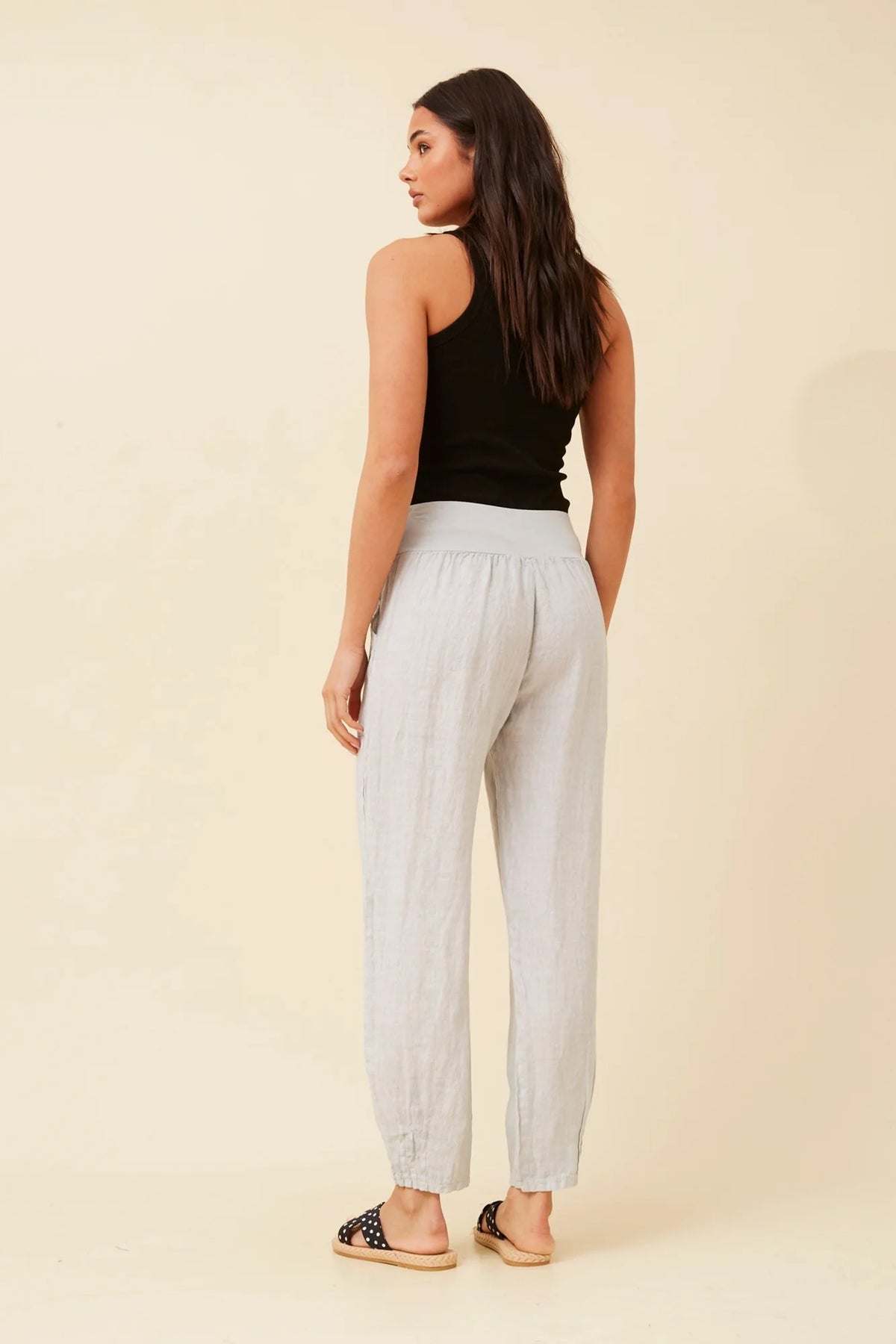 Ethan | Eleganti Pantaloni in Lino Leggeri per Donna 8
