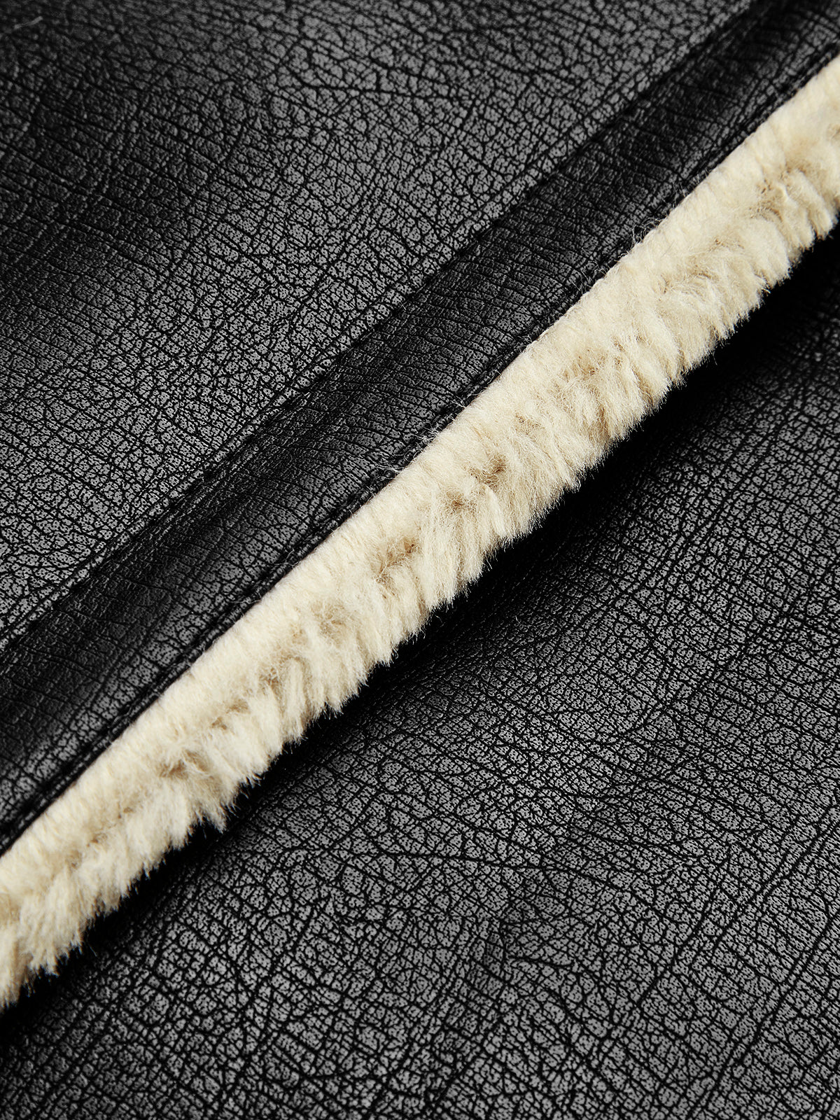 Ethan | Giacca da Aviatore in Pelle con Fodera Sherpa Calda e Elegante 5