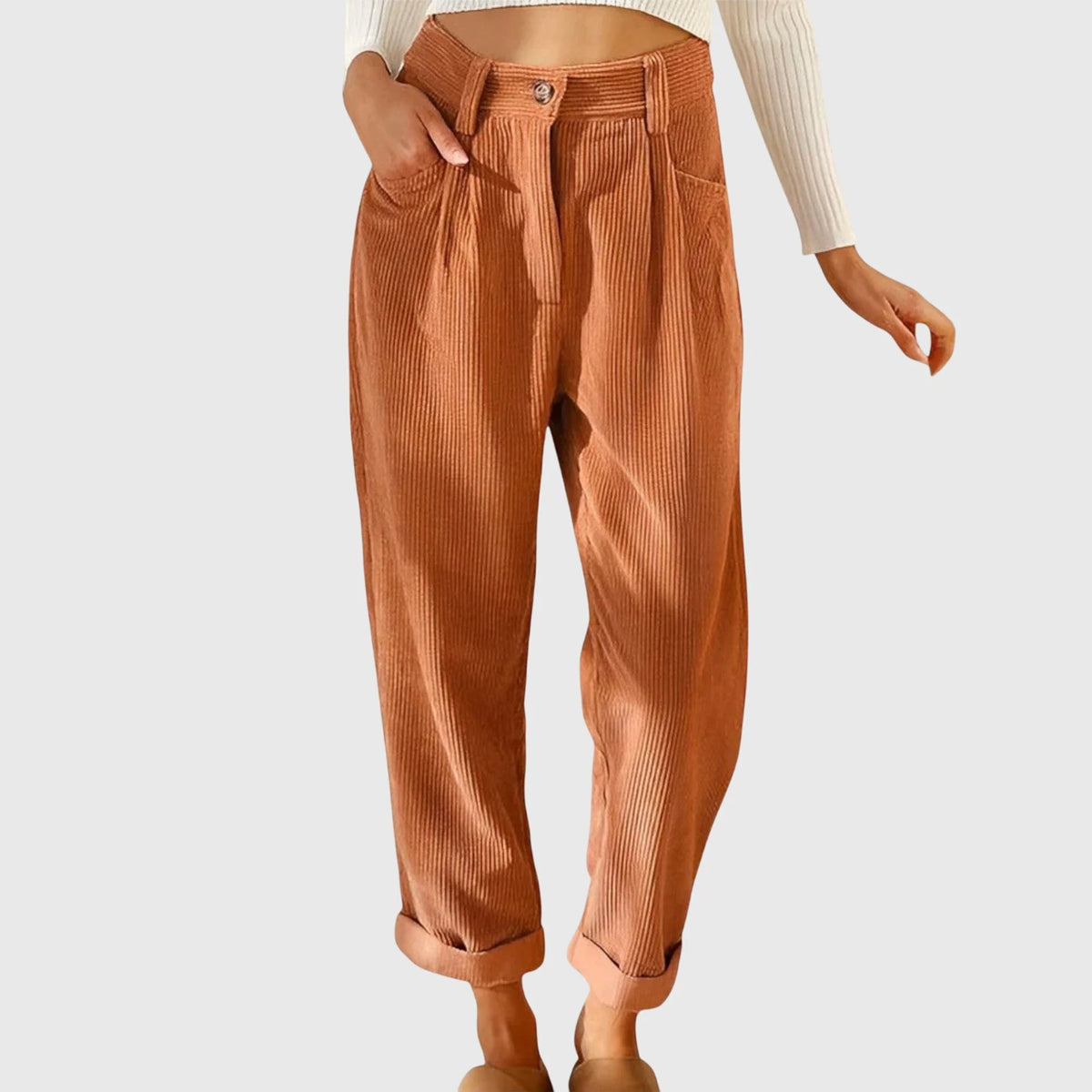 Ethan | Moderni Pantaloni in Velluto a Coste Eleganti e Comodi 0
