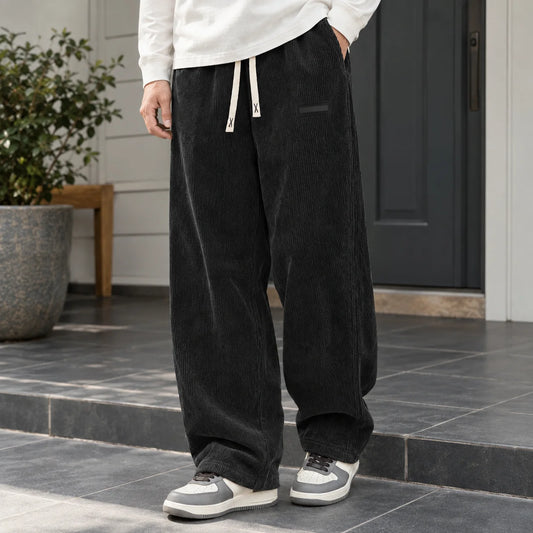 Ethan | Pantaloni Uomo Relaxed Comodi in Tessuto Misto con Coulisse 0