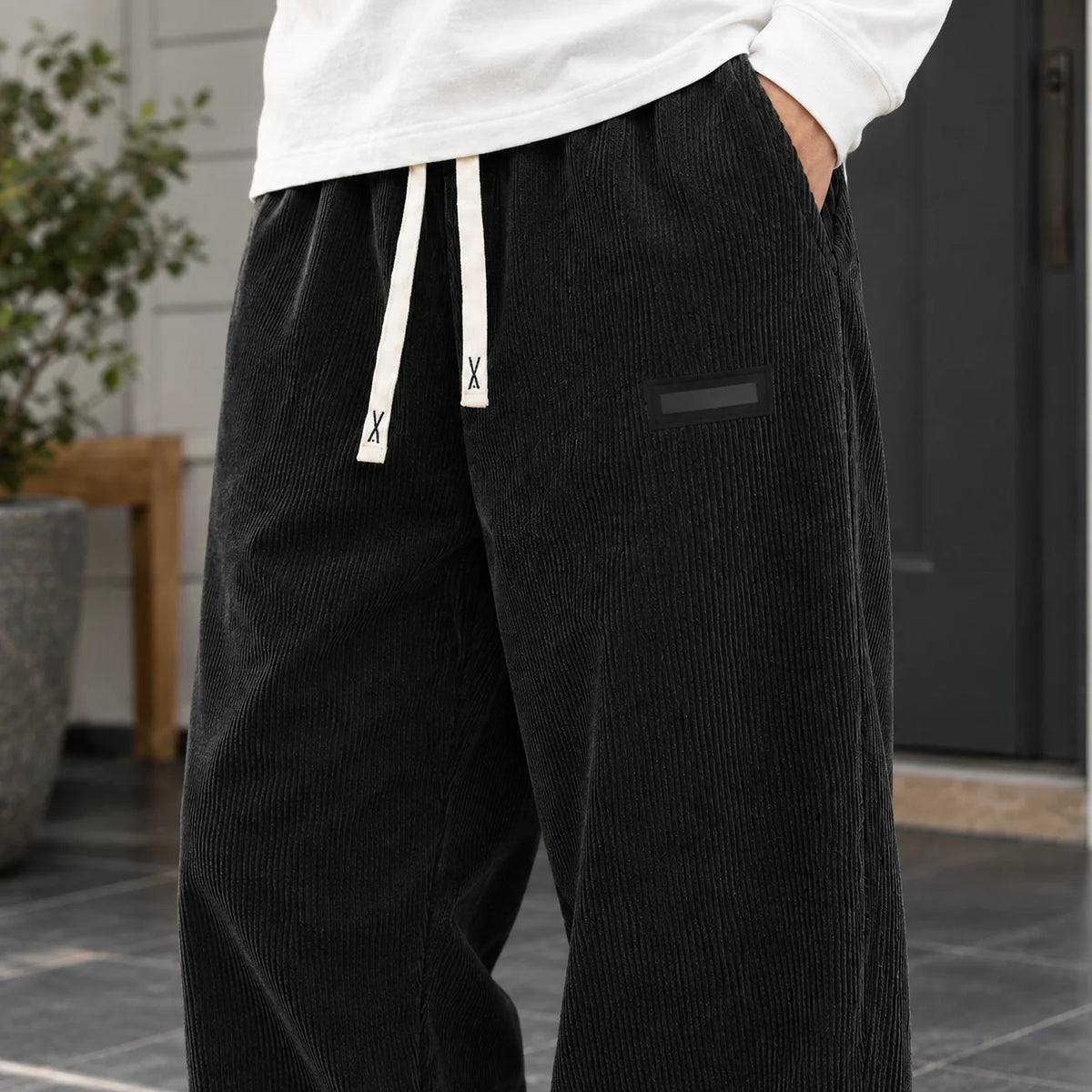 Ethan | Pantaloni Uomo Relaxed Comodi in Tessuto Misto con Coulisse 1